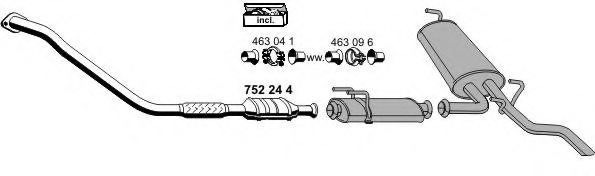 ERNST 050781 Exhaust System